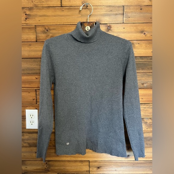 Lauren Ralph Lauren Sweaters - Lauren Ralph Lauren black label woman’s Turtle neck size Large color Gray
